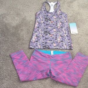 Ivivva set..top and leggings.Size 12-14(girls)
